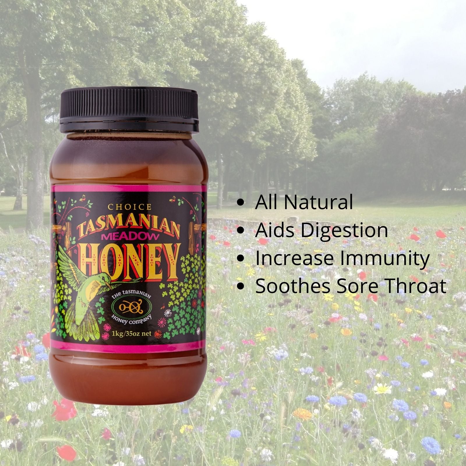 Tasmanian Meadow Honey 1kg