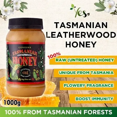 Tasmanian Leatherwood Honey 1kg